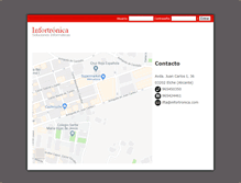 Tablet Screenshot of infortronica.com